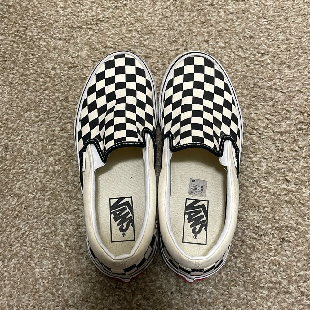 Checkered Slip-On Vans